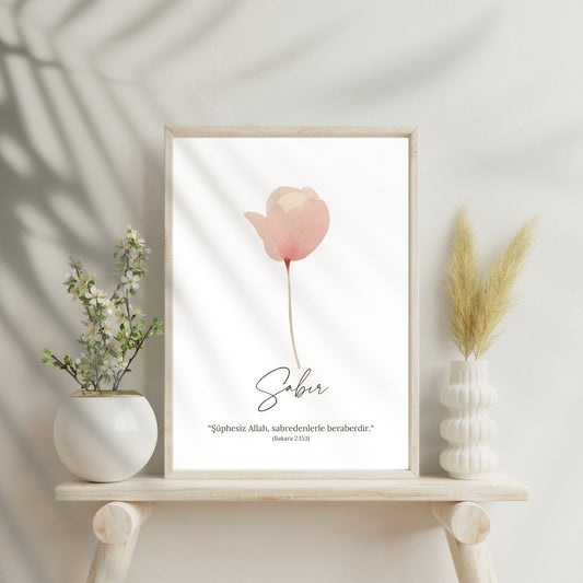 Blüten der Seele - Sabır - Aquarell-Design