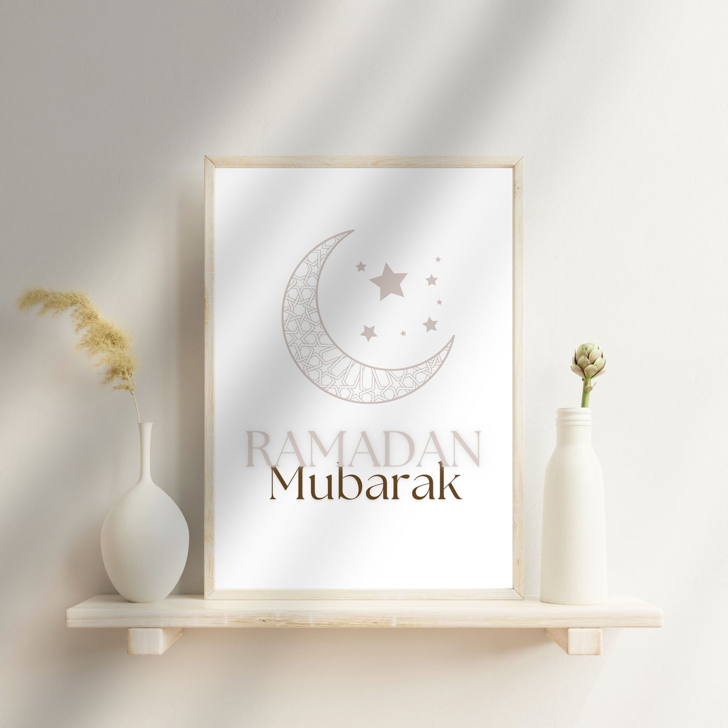 Ramadan Mubarak – Sanfte Eleganz für deine Ramadan-Deko 🌙
